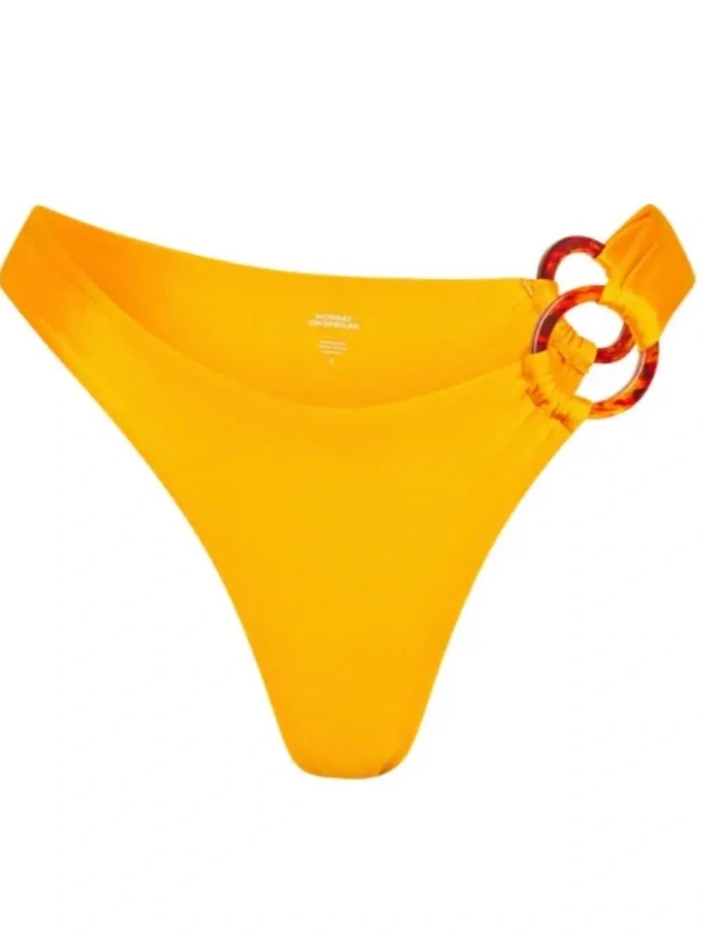 Monday Swimwear Bronte Ring Bottom Mango Shiny